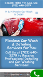 Mobile Screenshot of mandmmobilecarwash.com